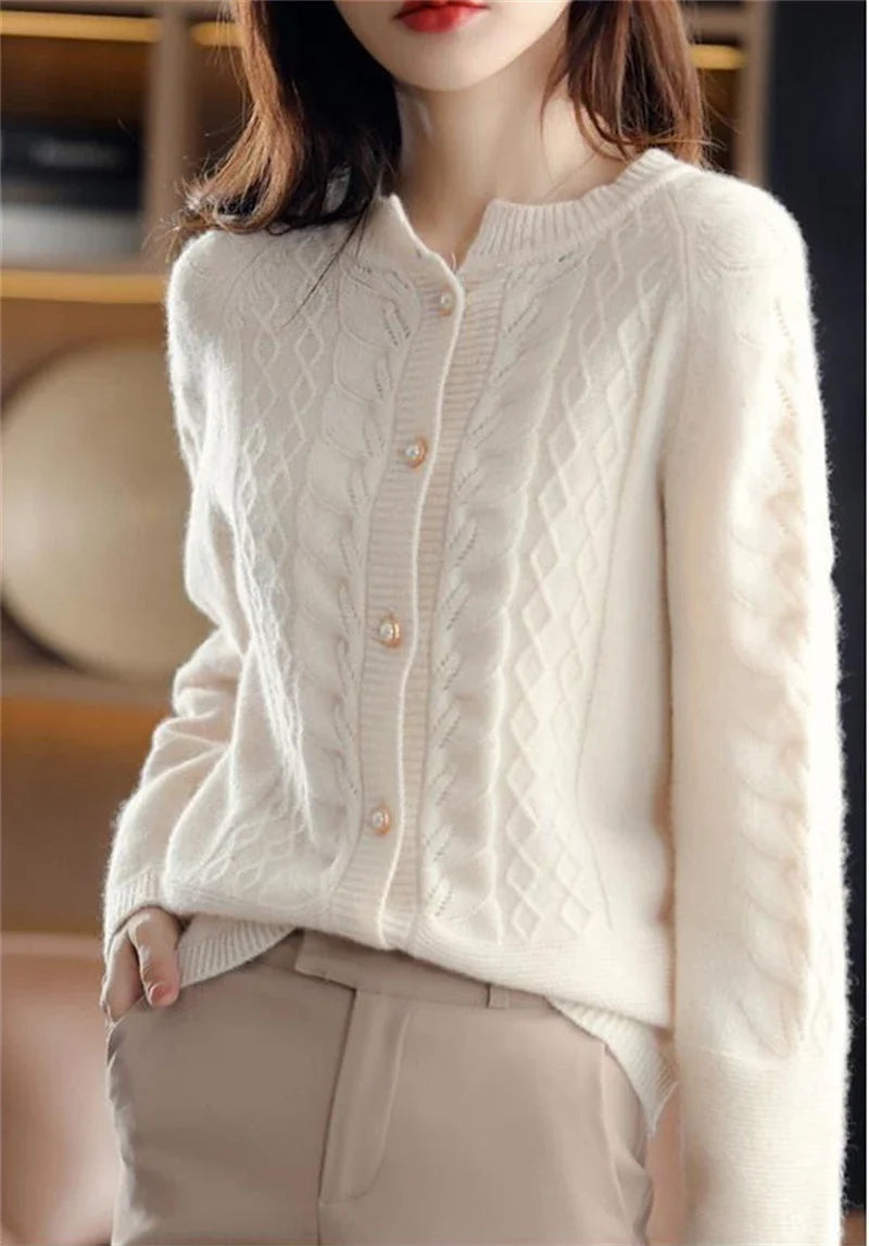 Duttini | Pearl Button Cardigan