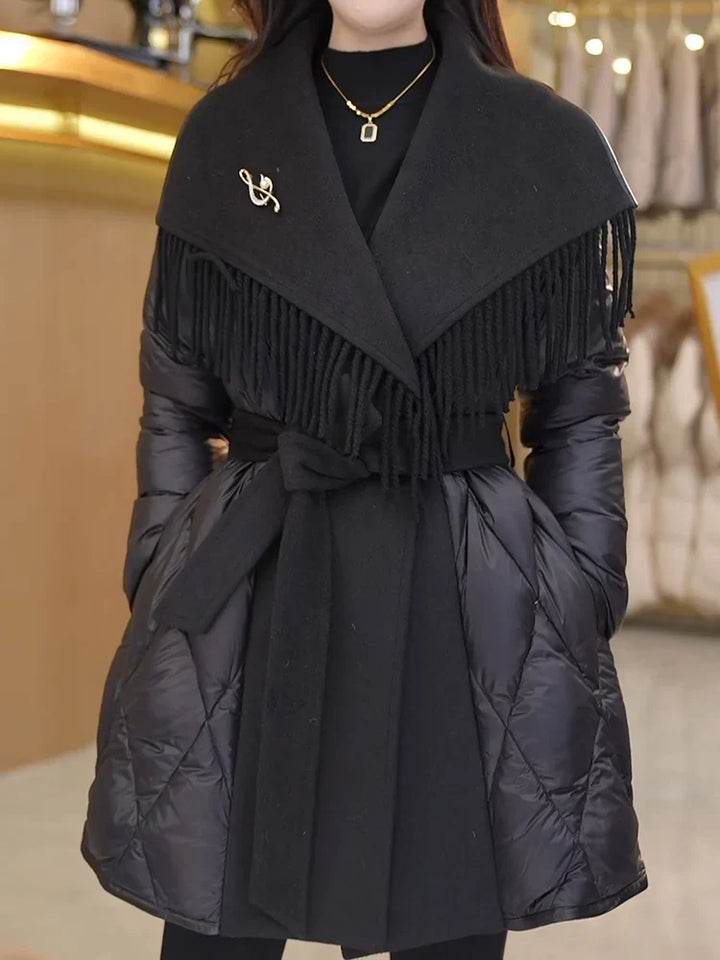 Duttini | Fringe Down Coat