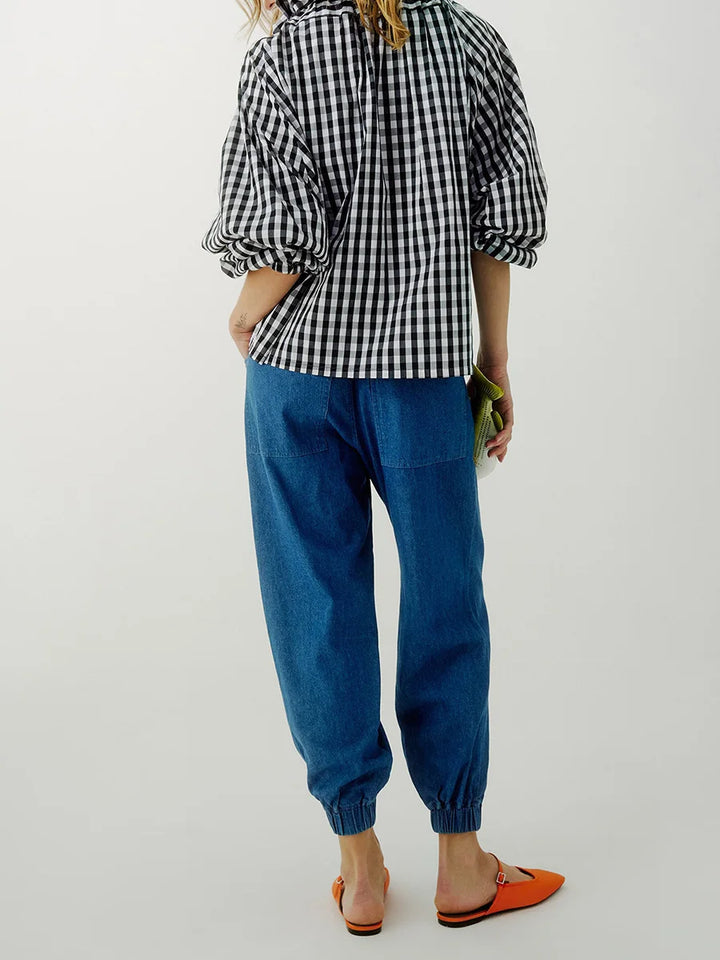 Duttini | Puffed Cotton Blouse