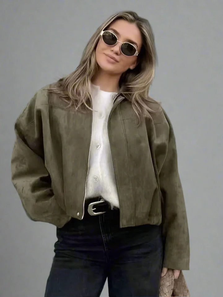 Duttini | Women's Suede Bomber