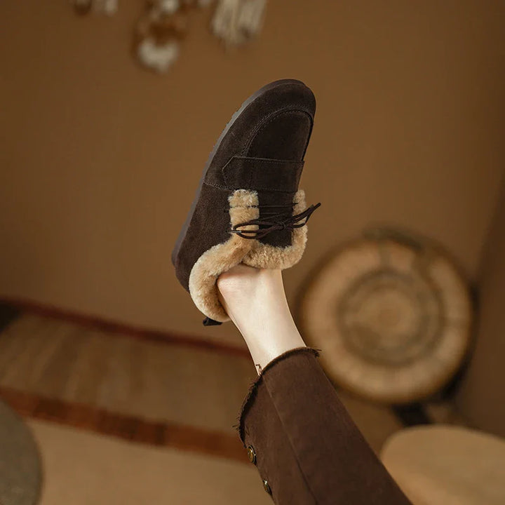 Duttini | Suede Wool Moc Boots