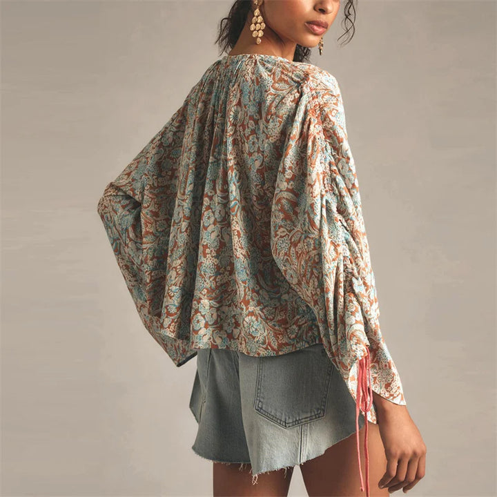 Duttini | Floral Blouse for Women in Lightweight Fabric