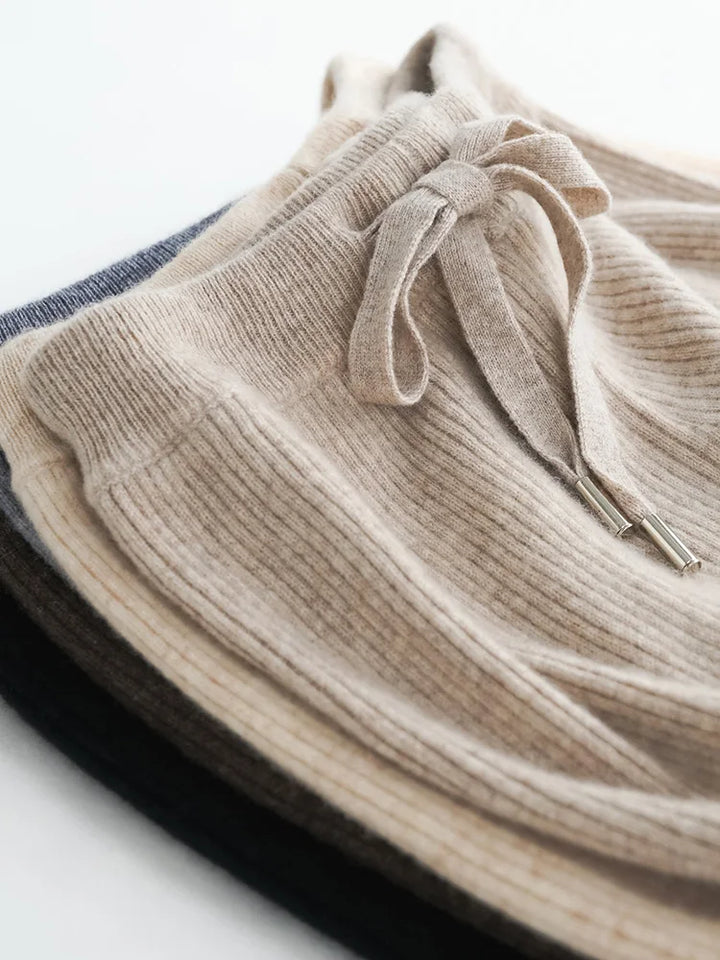 Duttini | Wool Knitted Wide Leg Pants