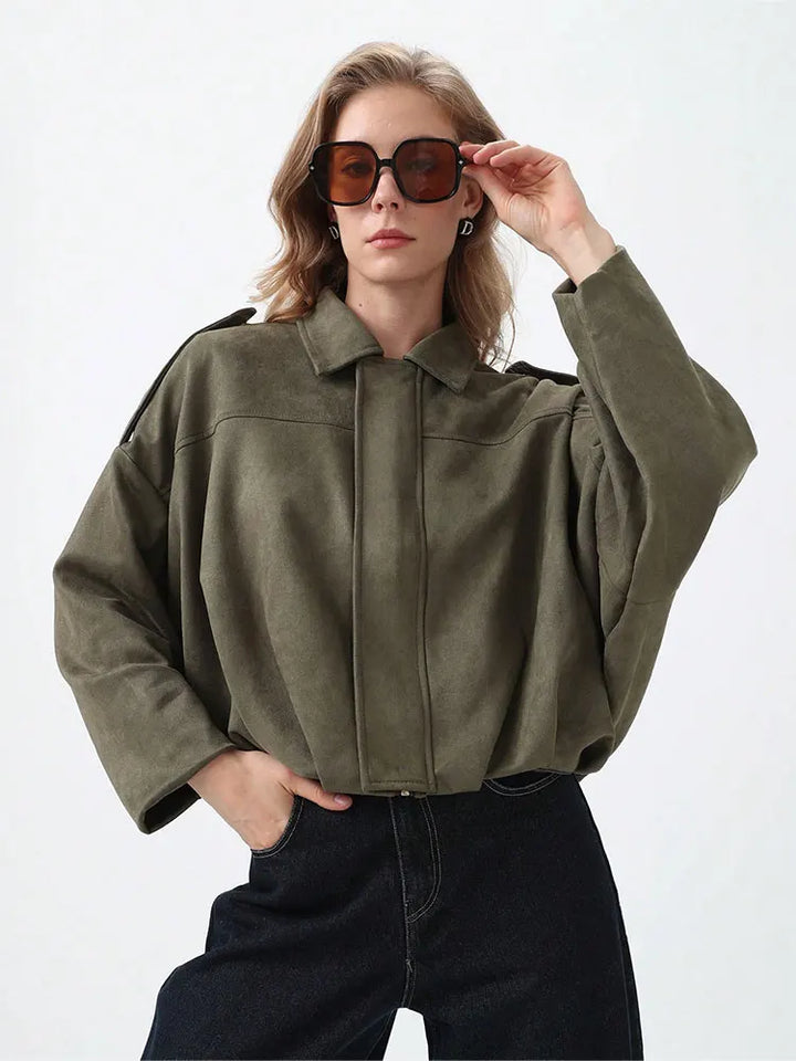 Duttini | Women's Suede Bomber