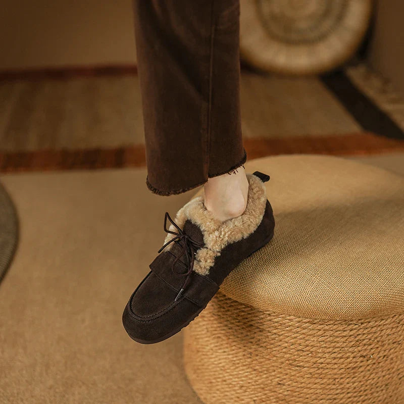 Duttini | Suede Wool Moc Boots