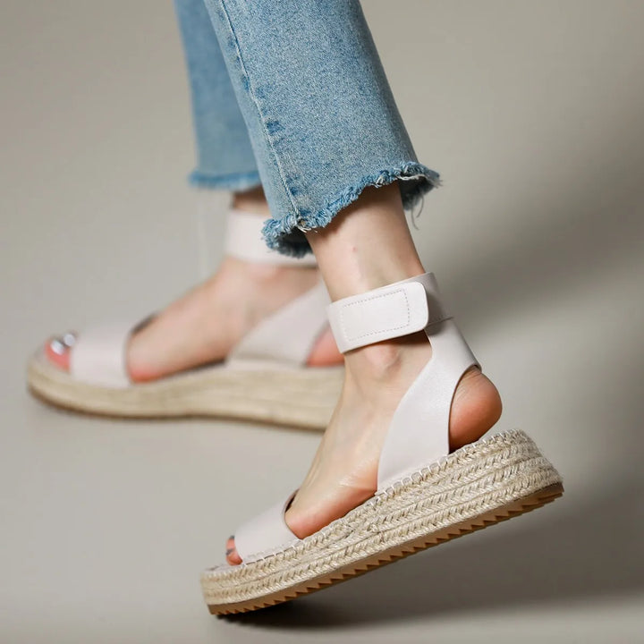 Duttini | Women's Leather Strap Sandals