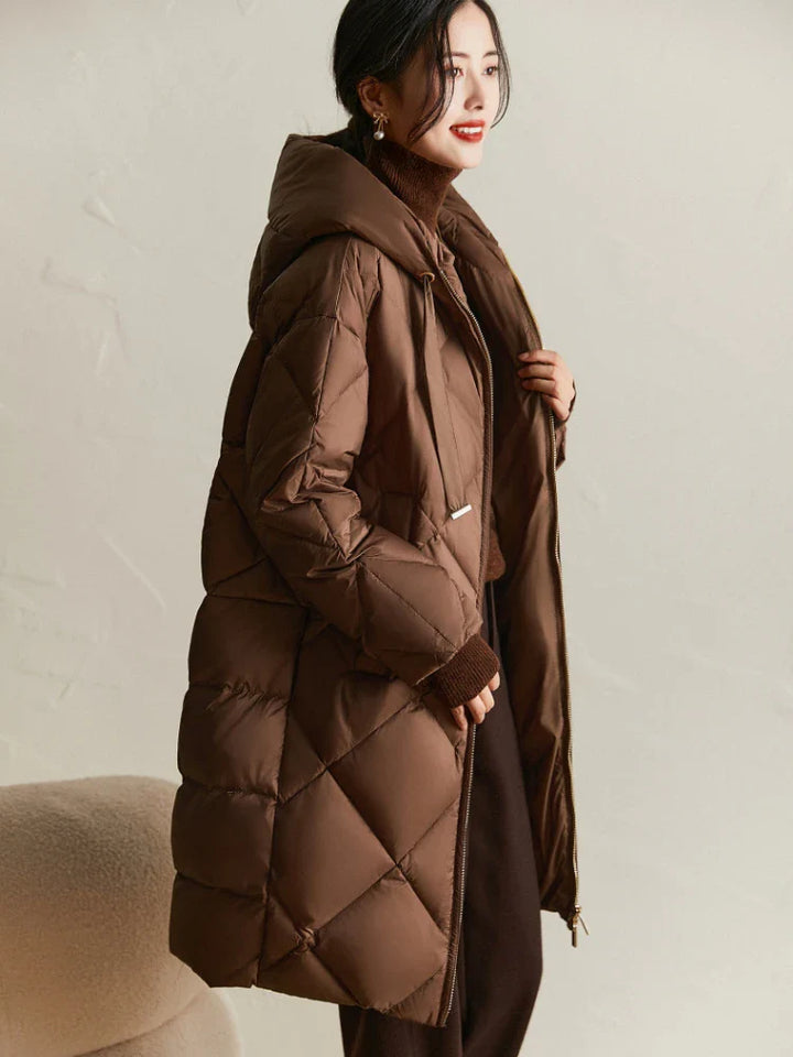 Duttini | Quilted Hooded Down Coat