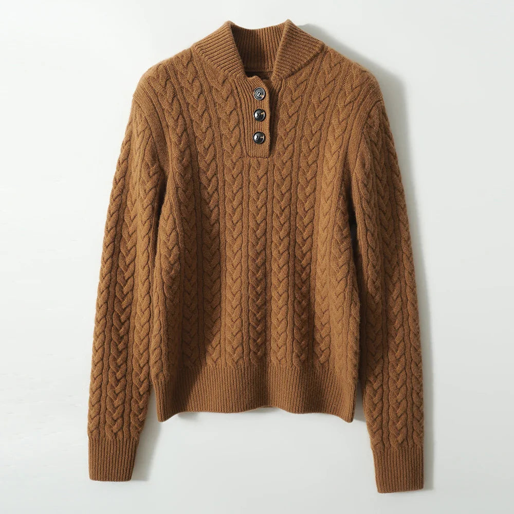 Duttini | Cashmere Button-Up Sweater