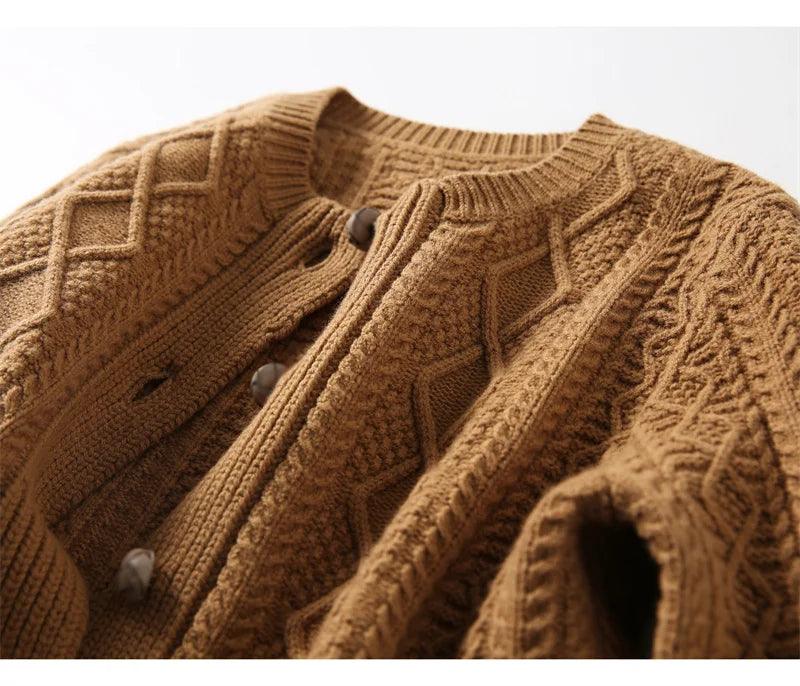 Duttini | Cable Knit Cardigan