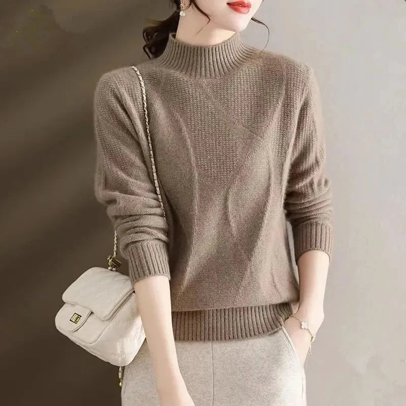 Duttini | Mock Neck Knit Sweater