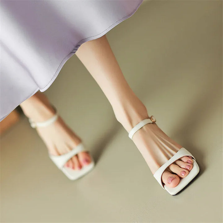 Duttini | Leather Heel Mules
