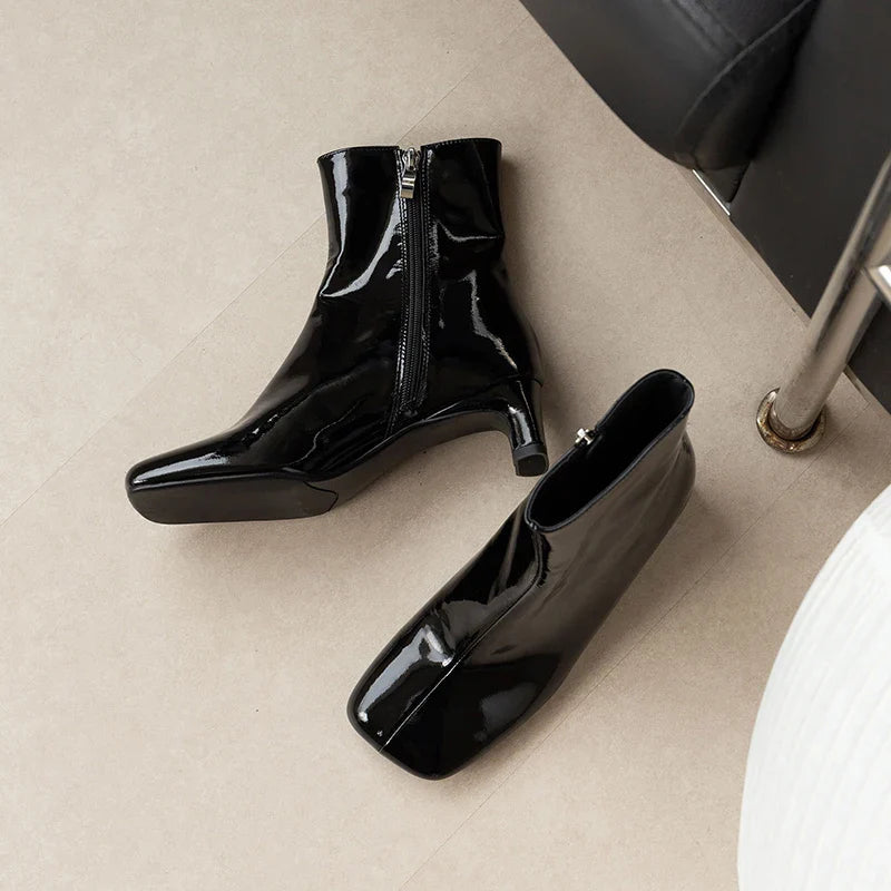 Duttini | Calf Hair Ankle Boots