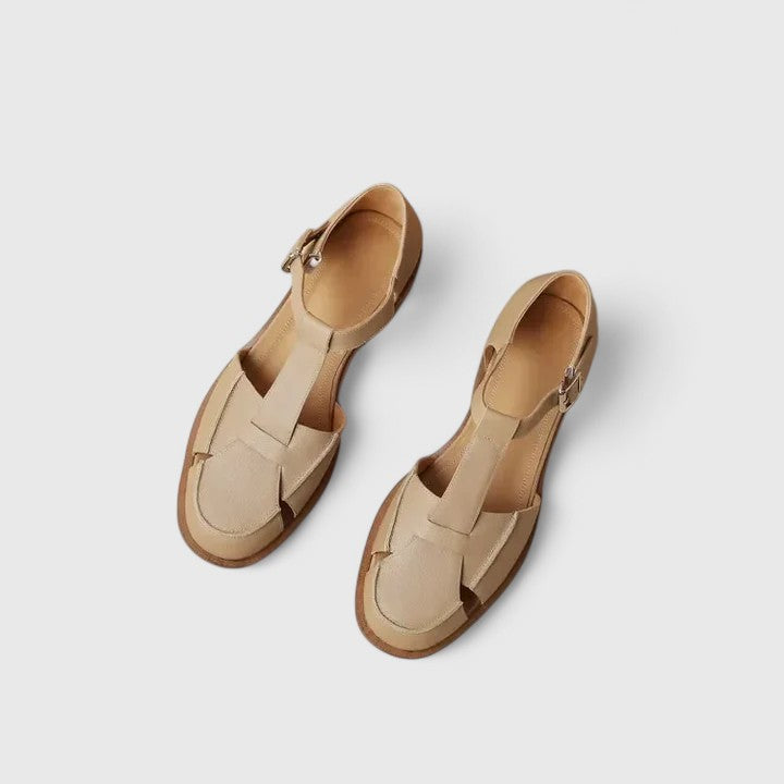 Duttini | Comfort-Fit Closed-Toe T-Strap with a Comfort Fit