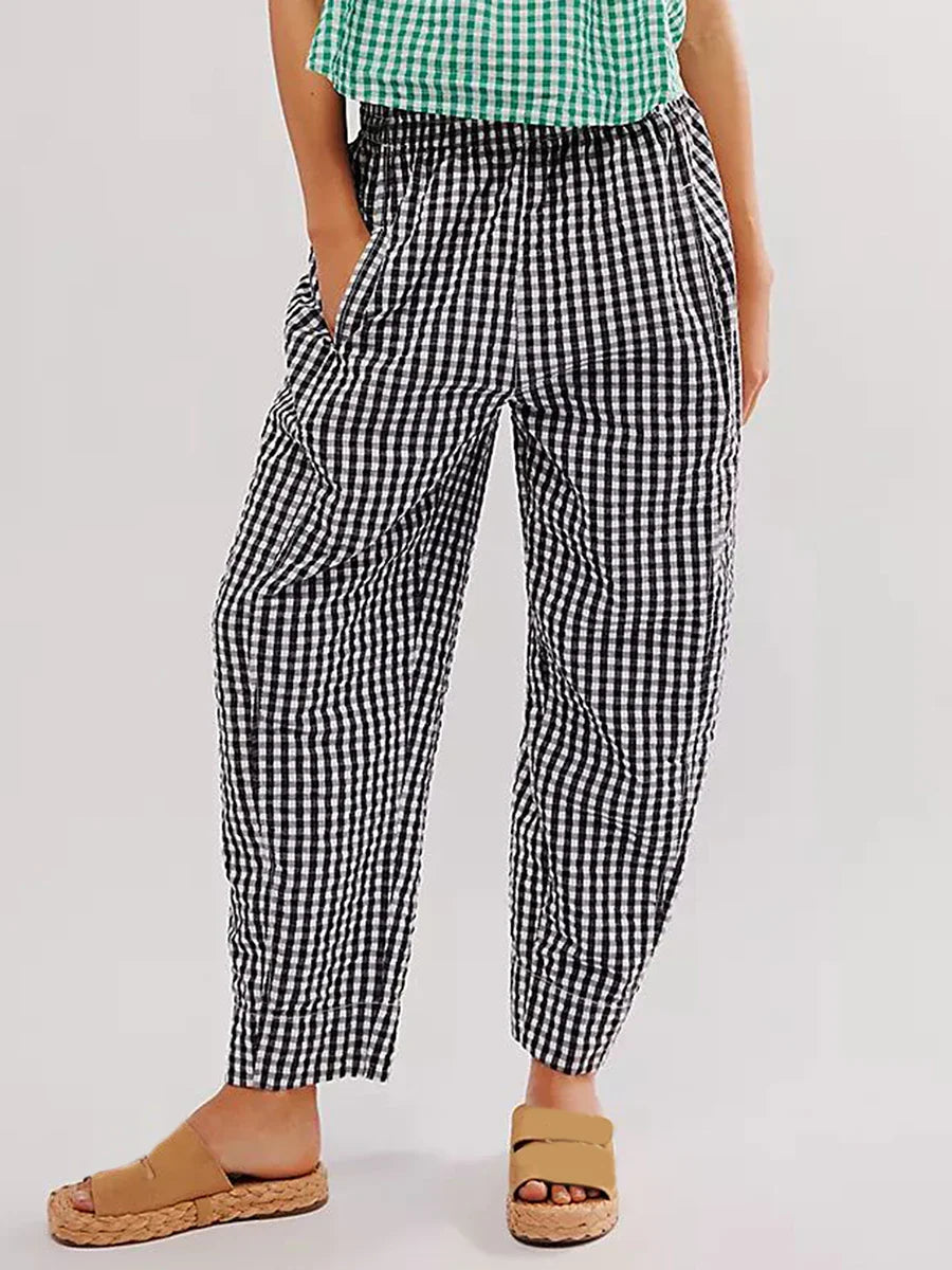 Duttini | Lounge Pants for Women in Soft Fabric, Relaxed Fit, Black