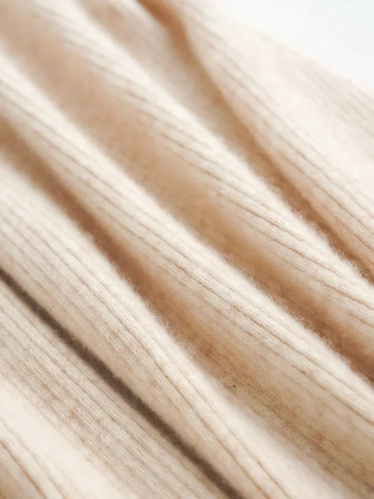 Duttini | Wool Knitted Wide Leg Pants
