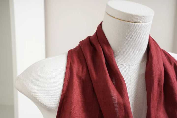 Duttini | Drape Linen Vest for Women in Natural