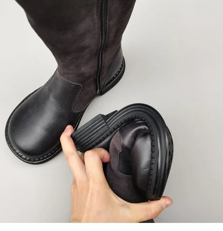 Duttini | Shearling Riding Boots