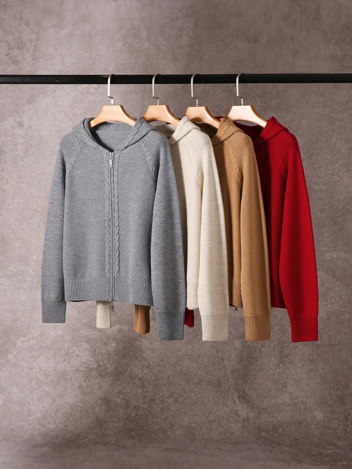 Duttini | Cashmere Hooded Cardigan