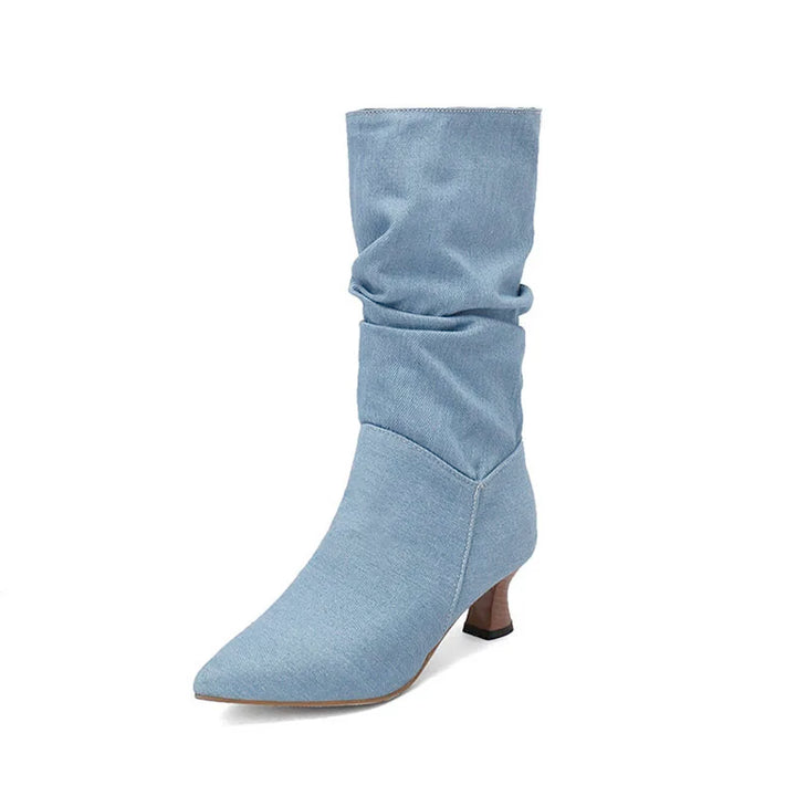 Duttini | Mid-Calf Heel Boots