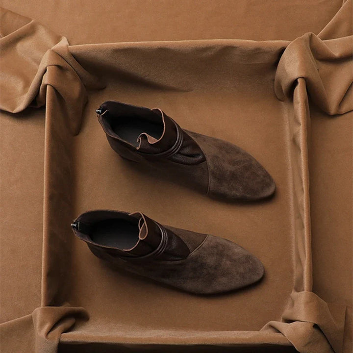 Duttini | Italian Crest Suede Boots