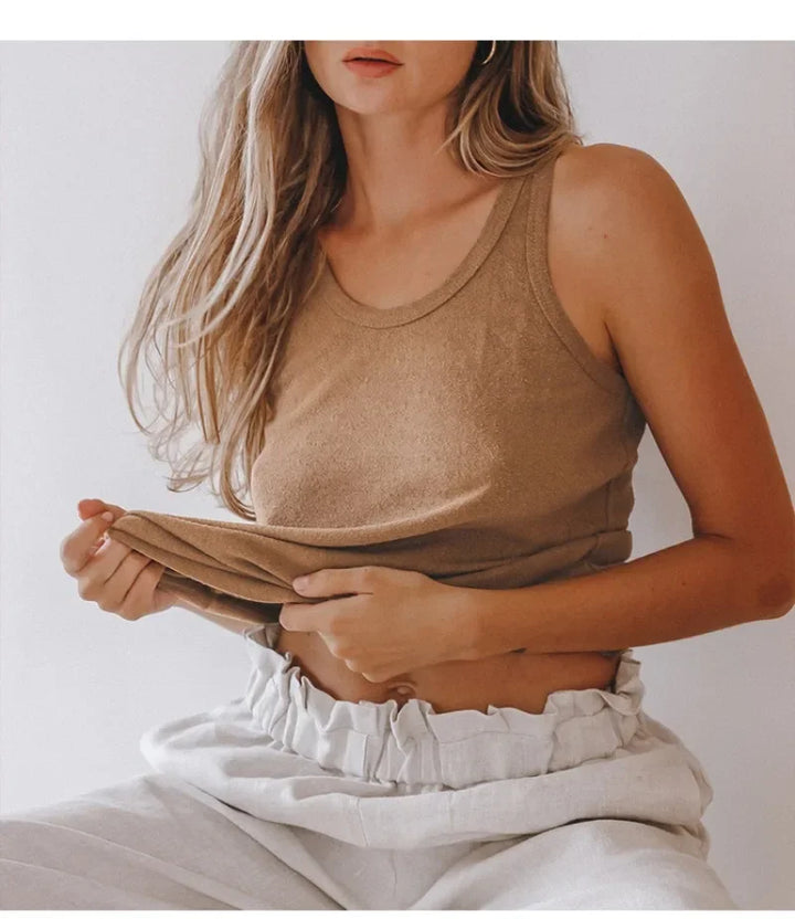 Duttini | Cotton Tank Top for Women in Everyday Fit