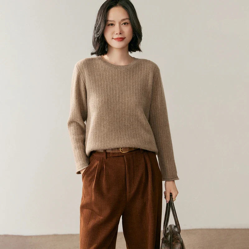 Duttini | Ribbed Cashmere Crewneck