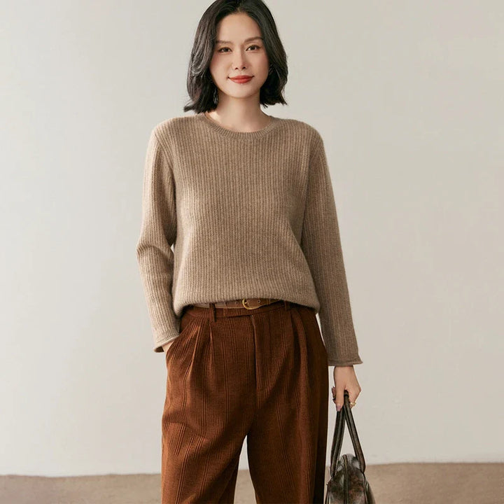 Duttini | Ribbed Cashmere Crewneck
