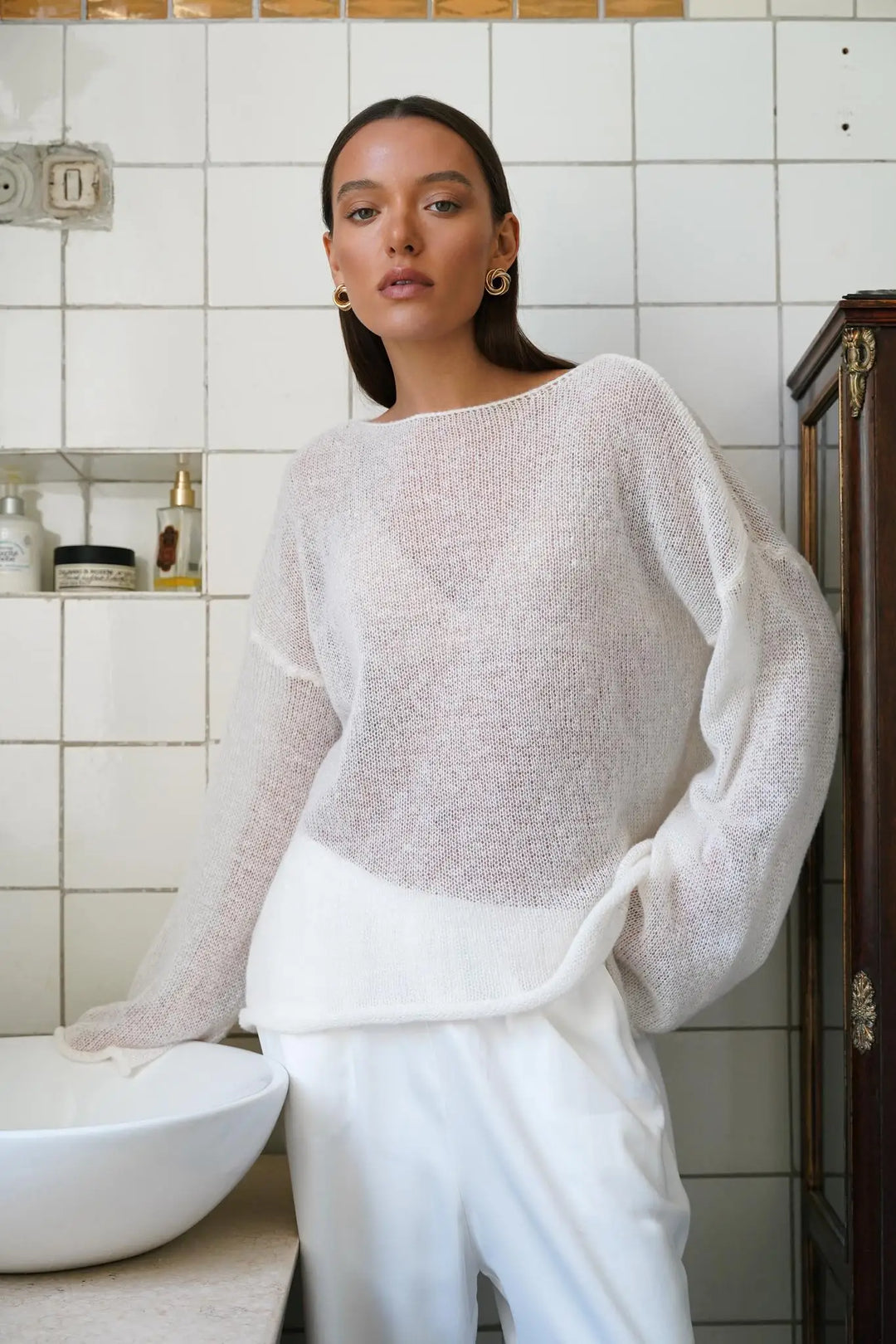 Duttini | Relaxed Crewneck Sweater