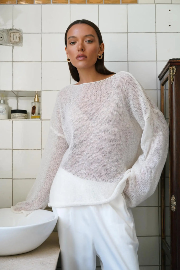 Duttini | Relaxed Crewneck Sweater