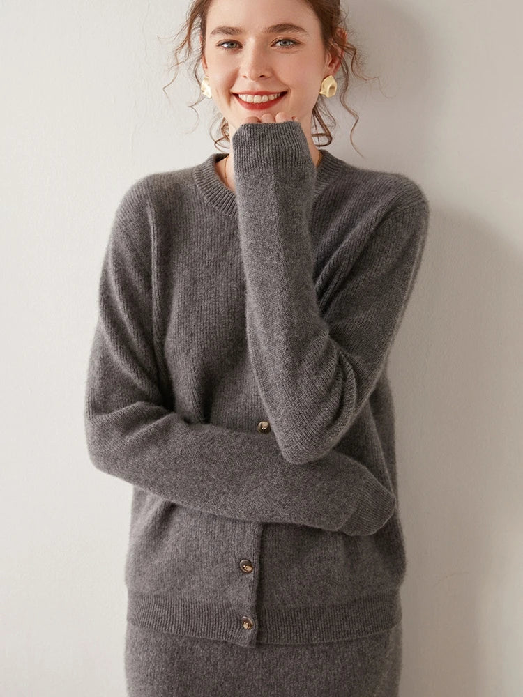 Duttini | Cashmere Button Cardigan