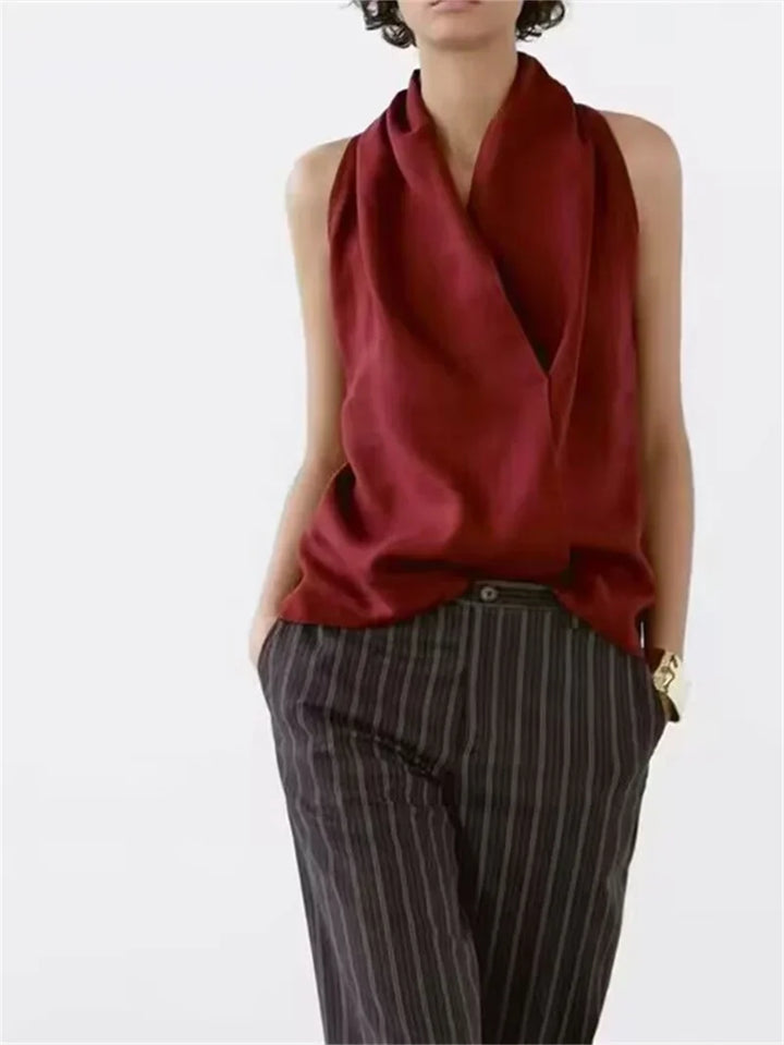 Duttini | Drape Linen Vest