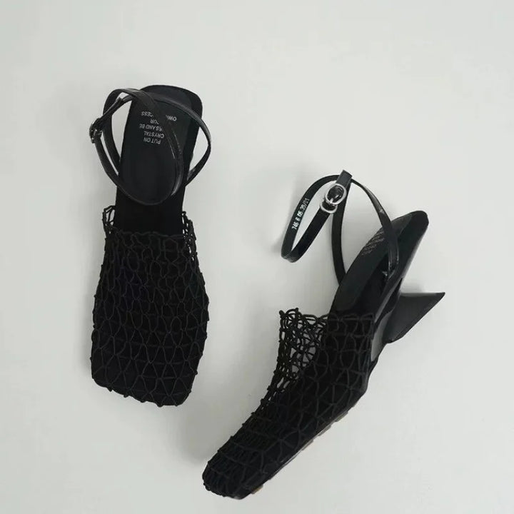 Duttini | Mesh Weave Heels