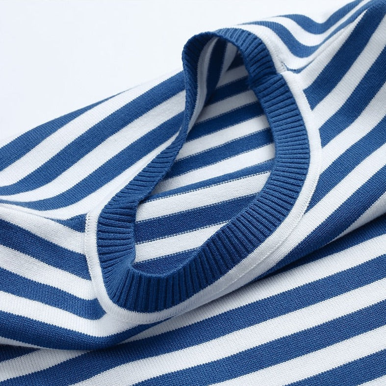 Duttini | Elegant Striped Summer T-Shirt Made to Turn Heads