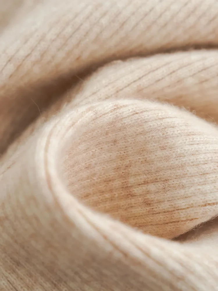 Duttini | Wool Knitted Wide Leg Pants