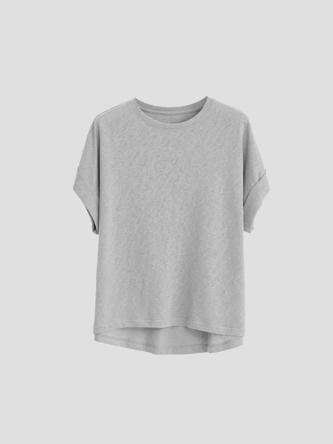 Duttini | Oversized Tee for Women in Cotton Blend, White