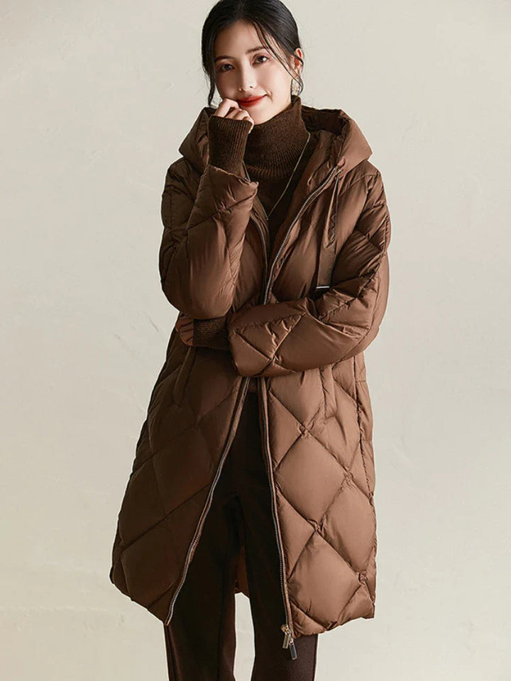 Duttini | Quilted Hooded Down Coat