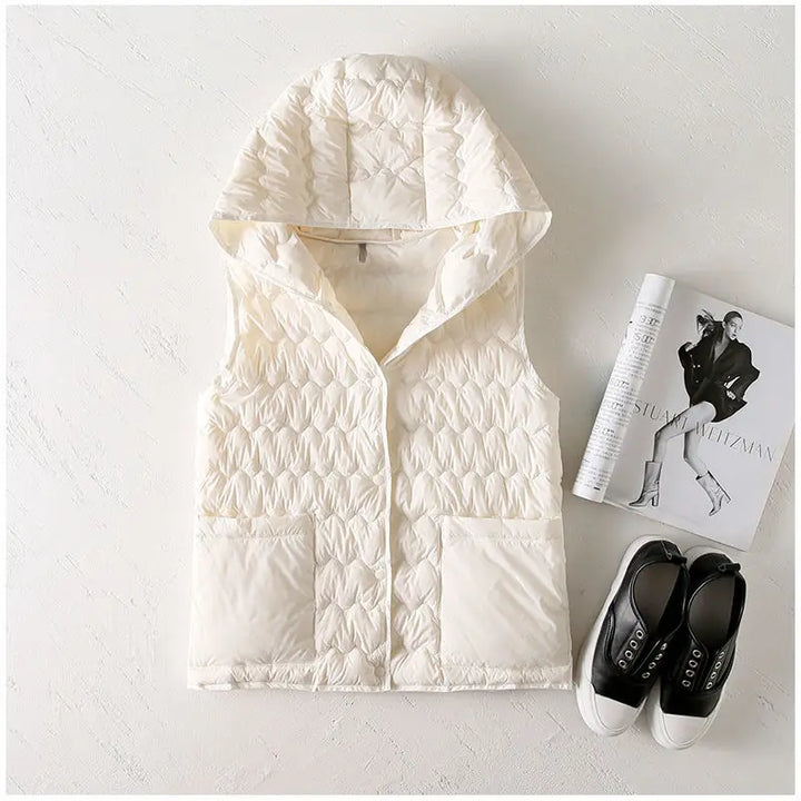 Duttini | Puffer Vest in Gold