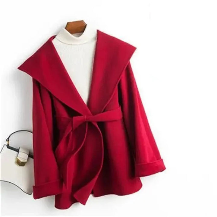 Duttini | Long Pointed Coat in Camel Hair