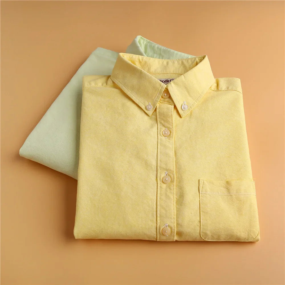 Duttini | Elegant Pastel Oxford Blouses
