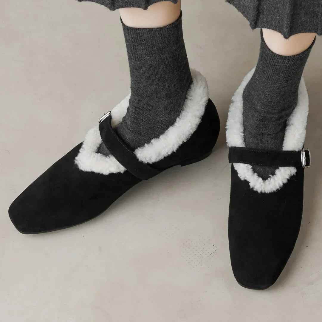 Duttini | Shearling Mary Jane