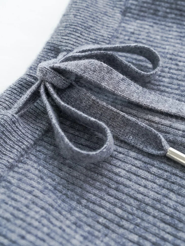 Duttini | Wool Wide Leg Pants for Women
