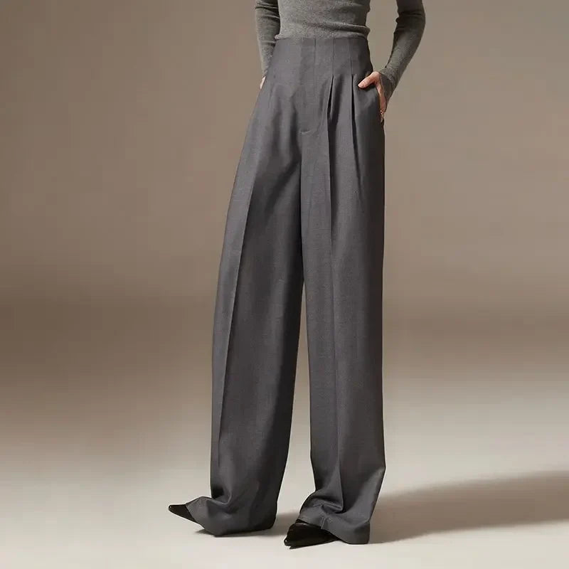 Duttini | Wide Leg Draped Pants