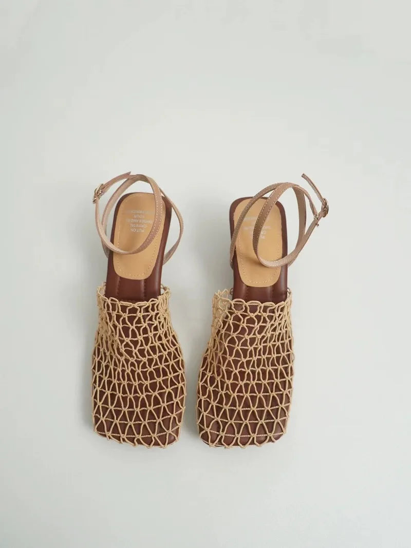 Duttini | Mesh Weave Heels