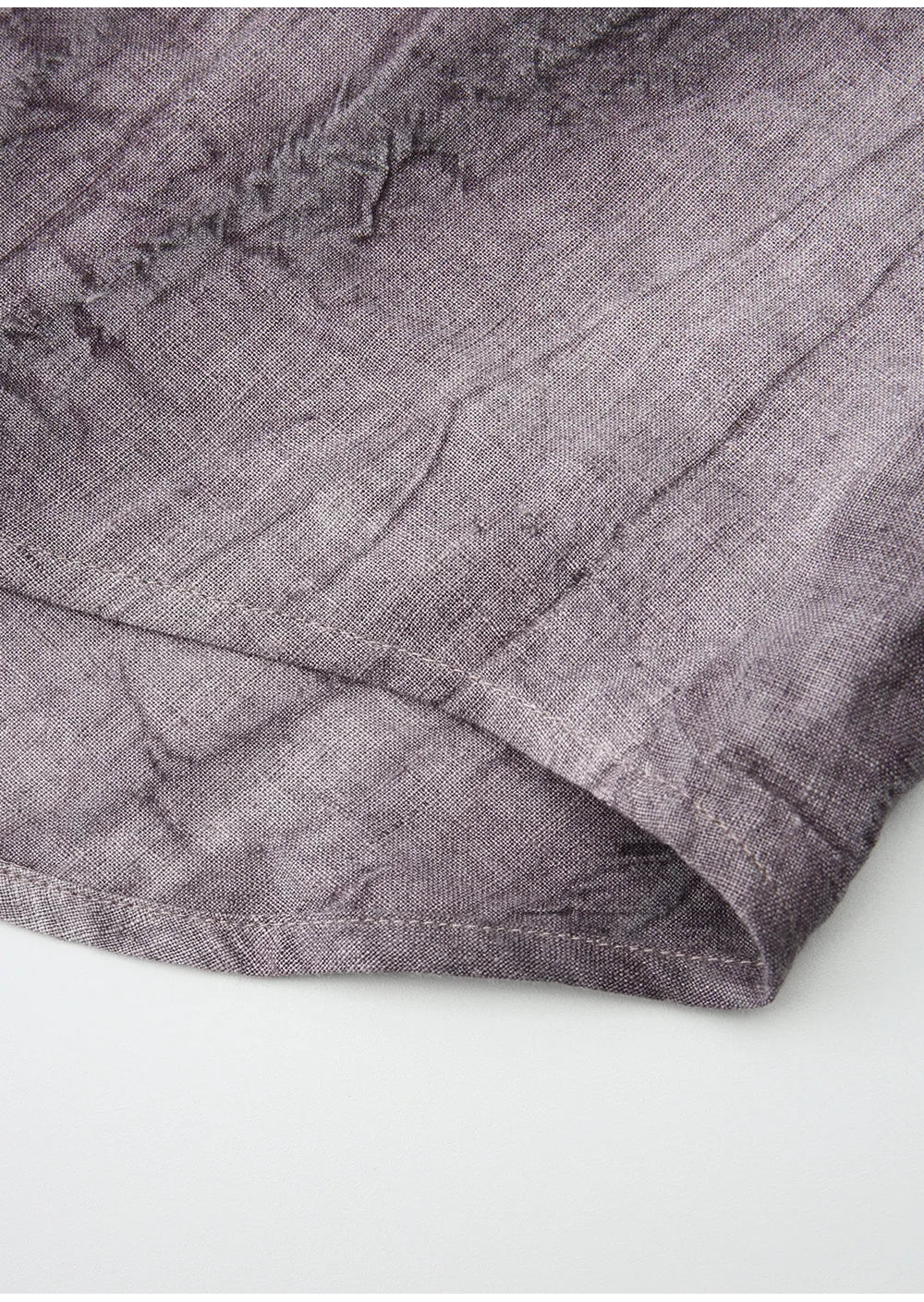 Duttini | Pleated Linen Button Shirt