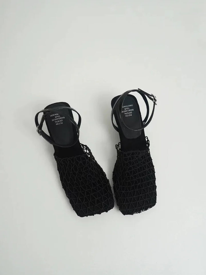 Duttini | Mesh Weave Heels
