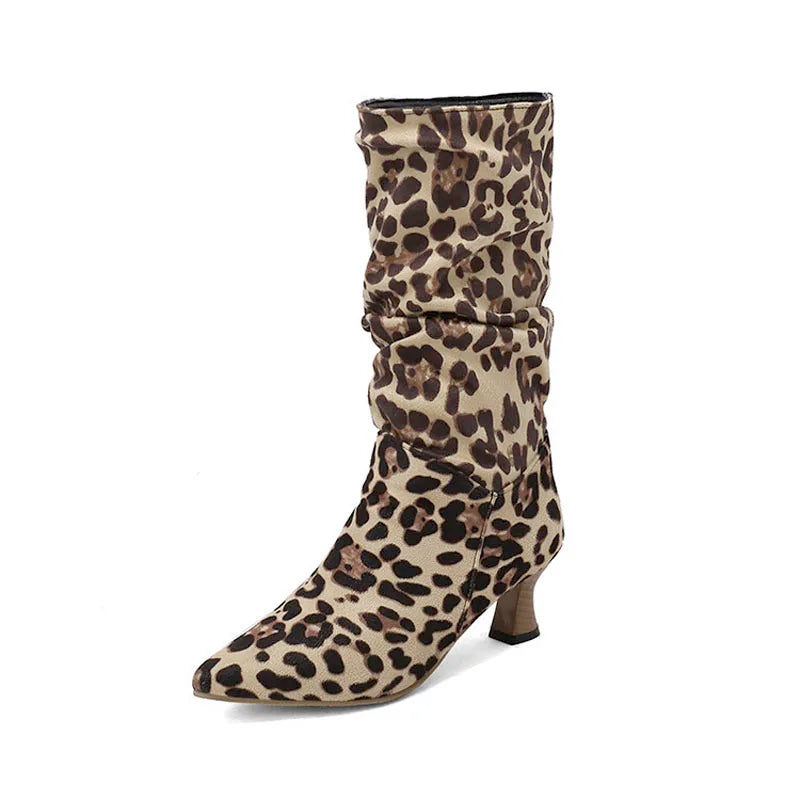 Duttini | Mid-Calf Heel Boots