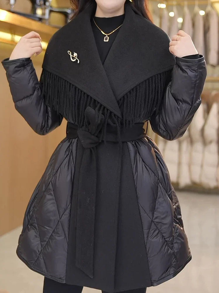 Duttini | Fringe Down Coat
