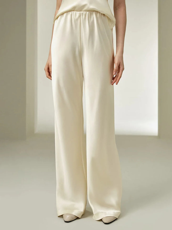 Duttini | Silk-Feel Lounge Trousers for Women