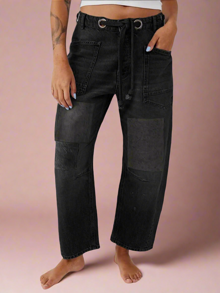 Duttini | Artisan Pants for Women in Natural Fabric, Relaxed Fit, Beige