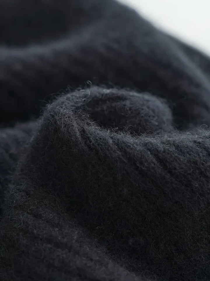 Duttini | Wool Knitted Wide Leg Pants